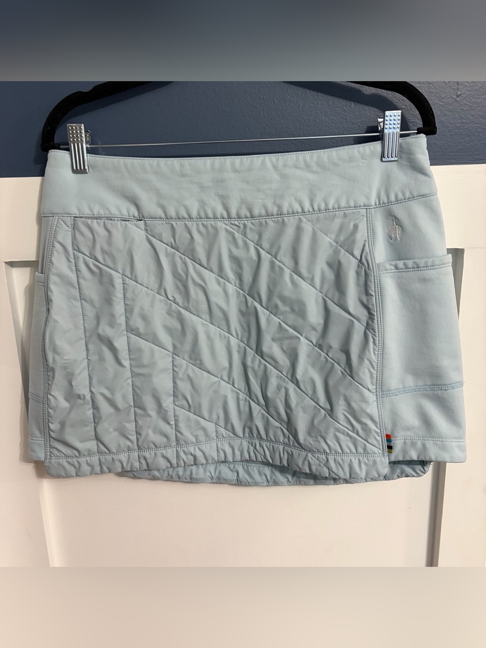 Smartwool Women's Smartloft Skirt Winter Sky Size Medium Pockets Merino Wool